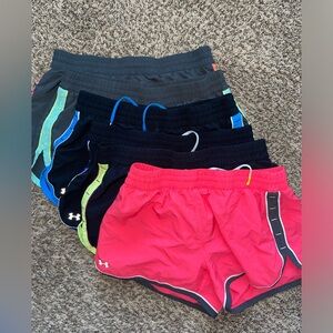 Under armour shorts -lot of 6